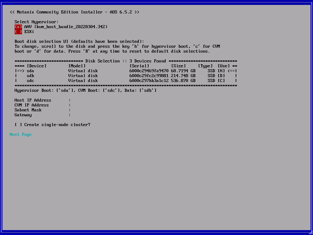 使用 VMware Workstation 部署 Nutanix CE