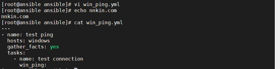 Ansible 配置 Windows 客户端实例