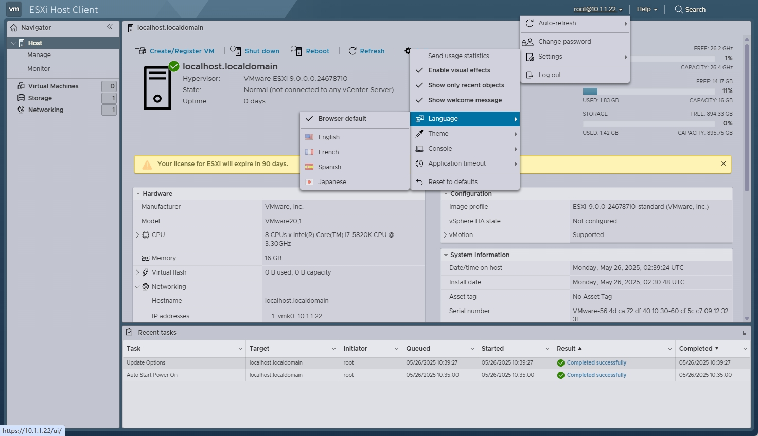 VMware ESXi 9.0 Beta版本首发体验-诺诺博客 VMware ESXi 9.0 Beta版本首发体验-诺诺博客