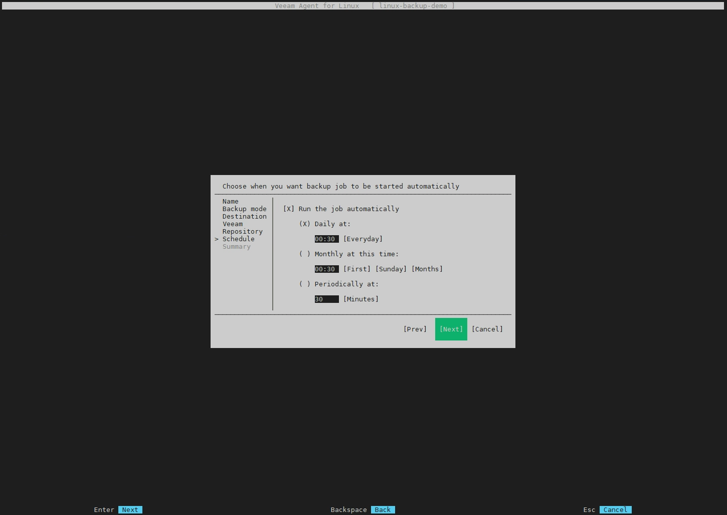 VBR 12 备份Linux系统-诺诺博客 VBR 12 备份Linux系统-诺诺博客